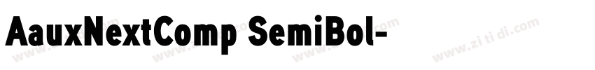 AauxNextComp SemiBol字体转换